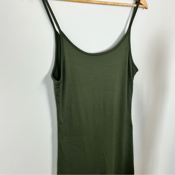 Bumpsuit Maternity The Kate Sleeveless Stretch-woven Unitard In Olive - Small - Picture 9 of 13
